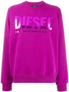 Diesel F-ang Logo Sweatshirt - Purple