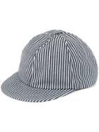 Beton Cire Striped Baseball Cap - Blue