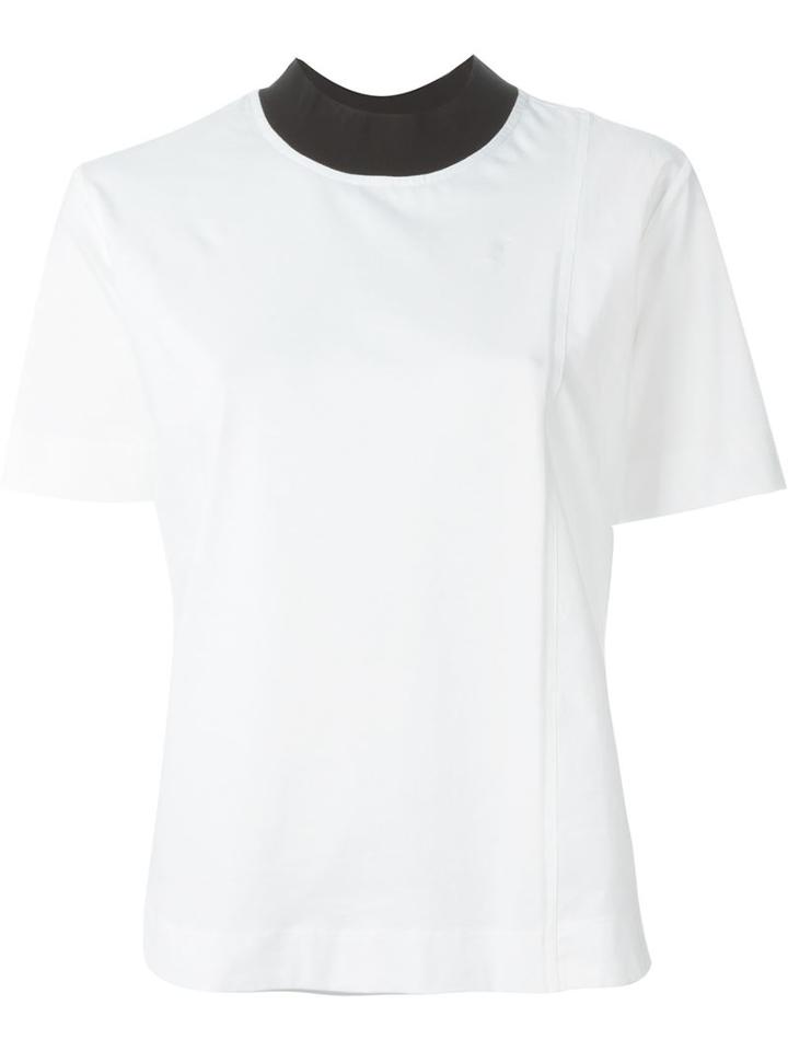 Marni Contrasted Crew Neck Top