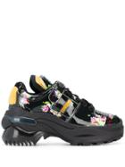 Maison Margiela Retro Fit Kawaii-print Sneakers - Black