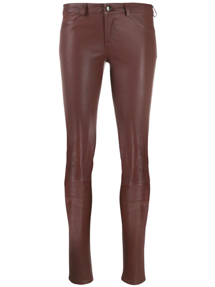 Arma Skinny Trousers - Brown