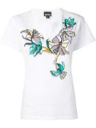 Just Cavalli Floral Print T-shirt - White