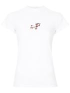 Jupe By Jackie Embroidered T-shirt - White