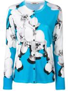 Roberto Cavalli Orchid Print Blouse - Blue