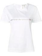 Marco De Vincenzo Embellished Logo T-shirt - White