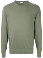 Gieves & Hawkes Crew Neck Jumper - Green