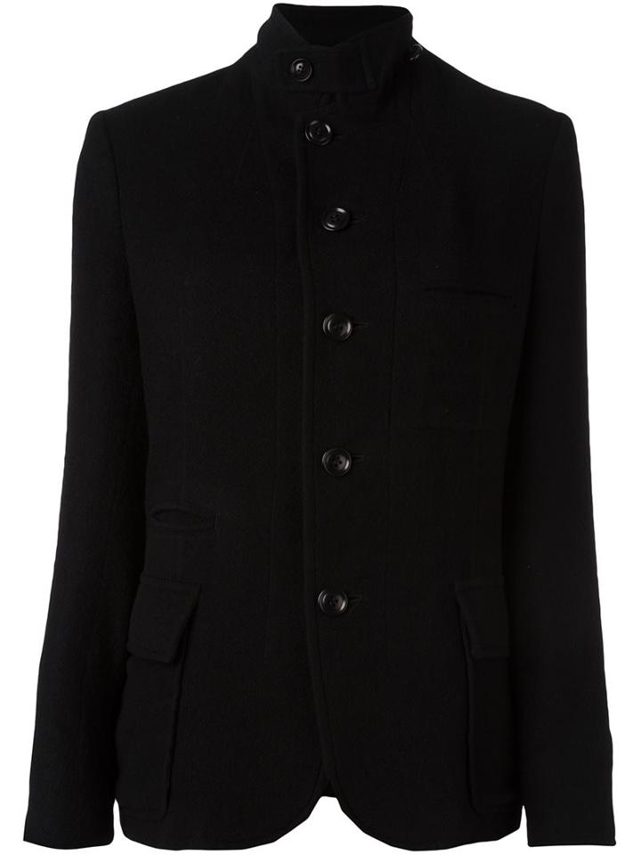 Y's Work Jacket, Women's, Size: 1, Black, Cotton/nylon/cupro/wool