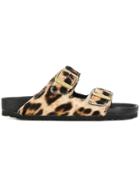 Birkenstock Animal Print Sandals - Nude & Neutrals
