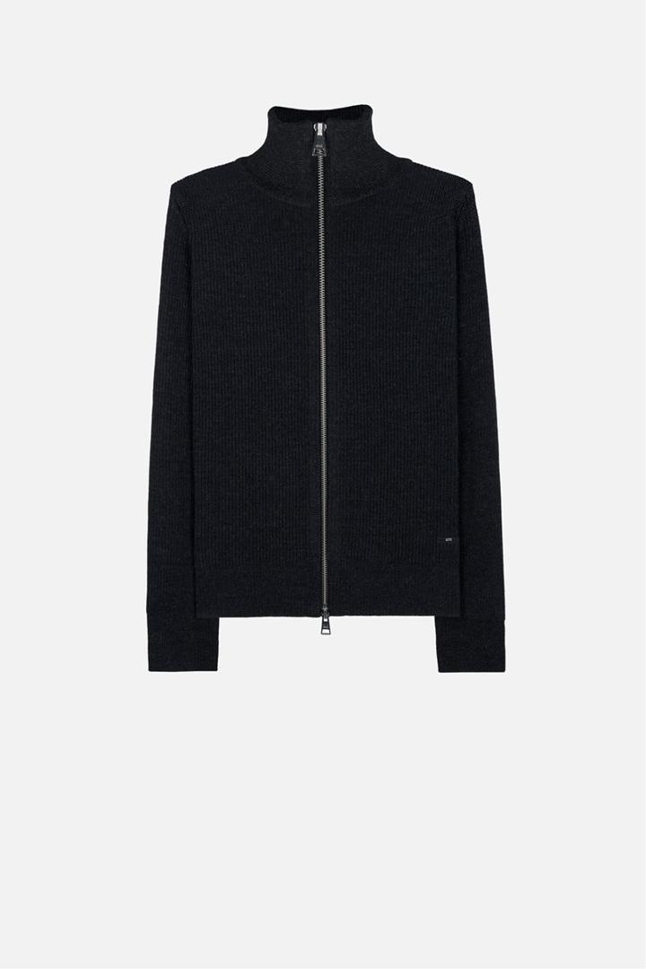 Ami Alexandre Mattiussi Full Zip Knit Jacket