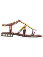 Ash Polynesia Flat Sandals - Brown