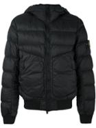 Stone Island Padded Jacket, Men's, Size: Xxl, Black, Polyamide/polyurethane Resin/feather Down