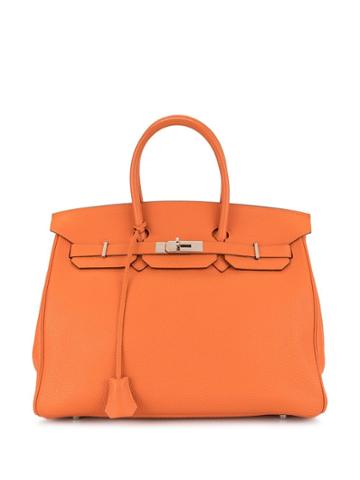 Hermès Vintage Hermes Birkin 35 Bag - Orange