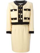 Moschino Vintage Golden Coins Skirt Suit - Nude & Neutrals