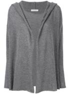 Cruciani Hooded Open Front Cardigan - Grey