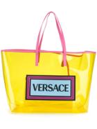 Versace Logo Tote Bag - Yellow