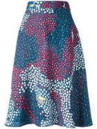Tsumori Chisato Floral Print Skirt, Women's, Size: 2, Polyester/cupro