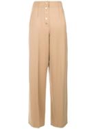 Stella Mccartney High Waisted Trousers - Nude & Neutrals