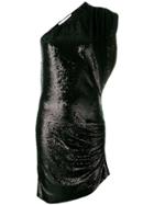 Iro Sequin One-shoulder Dress - Black