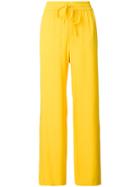 Red Valentino Wide Leg Drawstring Trousers - Yellow & Orange
