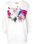 Twin-set Floral Print Sweatshirt - Neutrals