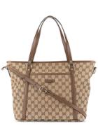 Gucci Pre-owned Gg Pattern 2way Hand Tote Bag - Brown