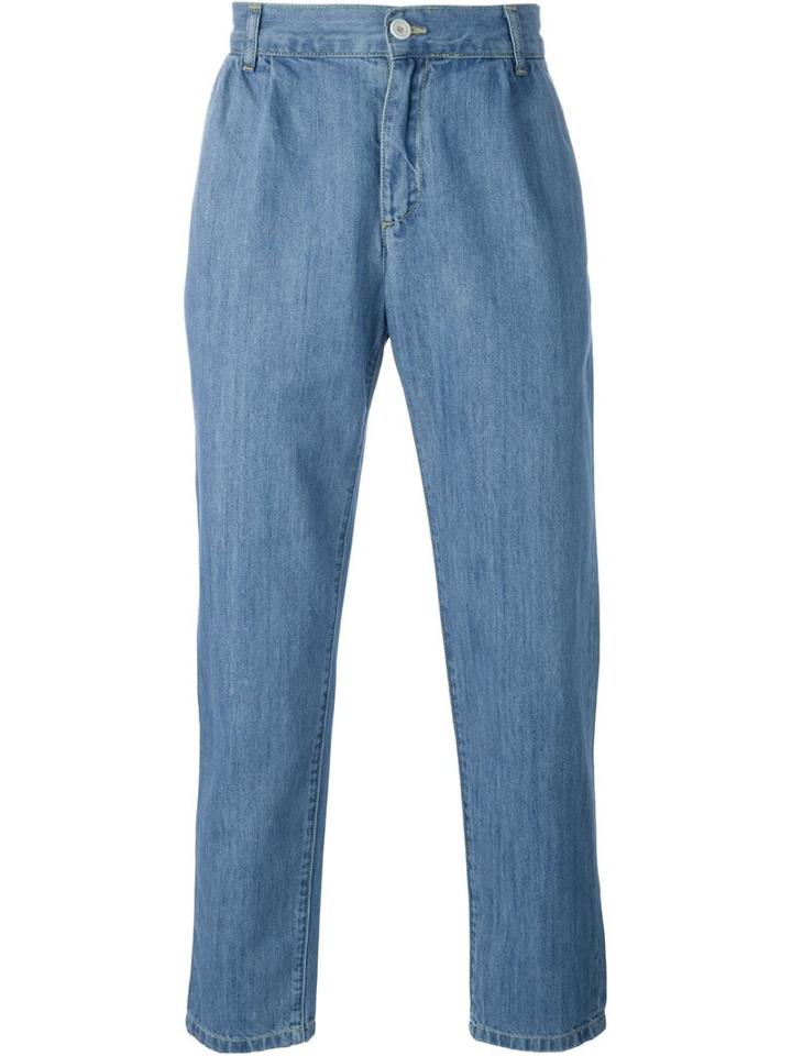 Études Studio Loose Fit Jeans, Men's, Size: 52, Blue, Cotton