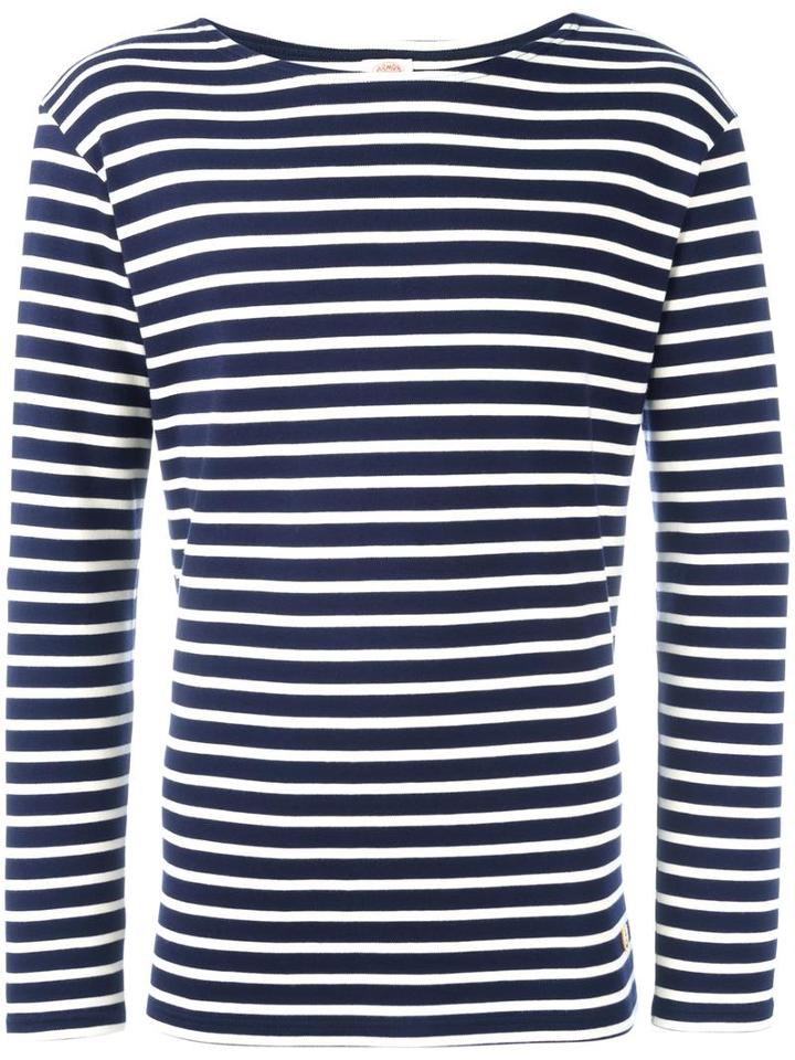 Armor Lux 'mariniere' Sweatshirt, Men's, Size: Medium, Blue, Cotton