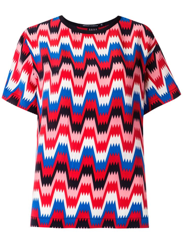 Reinaldo Lourenço All-over Print Blouse - Red