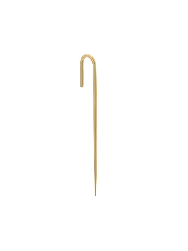 Kat Kim Thread Pin Earring - Metallic