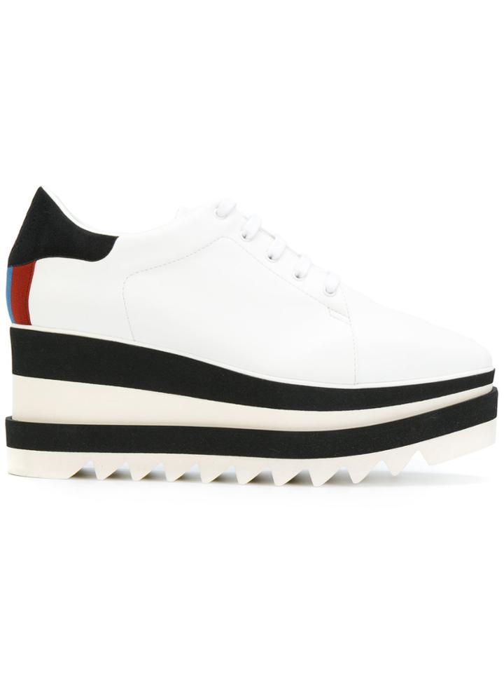 Stella Mccartney Sneak-elyse Platform Sneakers - White