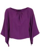 Tufi Duek Wide Sleeved Blouse - Purple