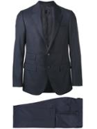 Caruso - Two Piece Suit - Men - Cupro/wool/bemberg - 48, Blue, Cupro/wool/bemberg