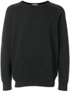 Maison Kitsuné Embroidered Logo Sweatshirt - Black