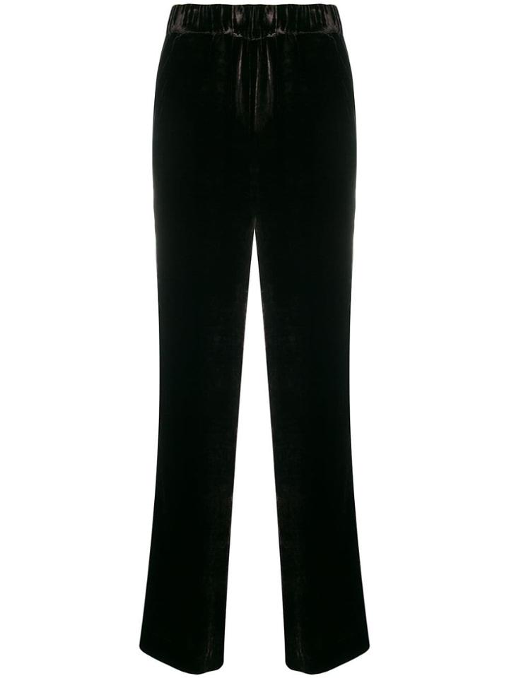 P.a.r.o.s.h. Rocking Velvet Trousers - Black