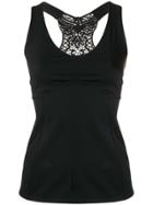 Sàpopa Fitted Embroidered Top - Black