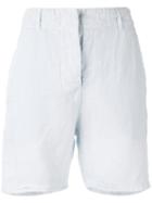 Kristensen Du Nord - Crinkled Shorts - Women - Cotton/linen/flax - 2, Blue, Cotton/linen/flax