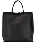 Saint Laurent Shopping Logo Tote - Black