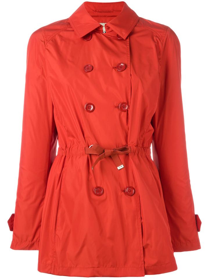 Herno Double-breasted Coat - Red