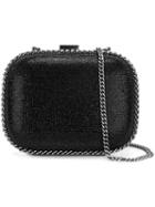 Stella Mccartney 'falabella' Encrusted Clutch Bag, Women's, Black