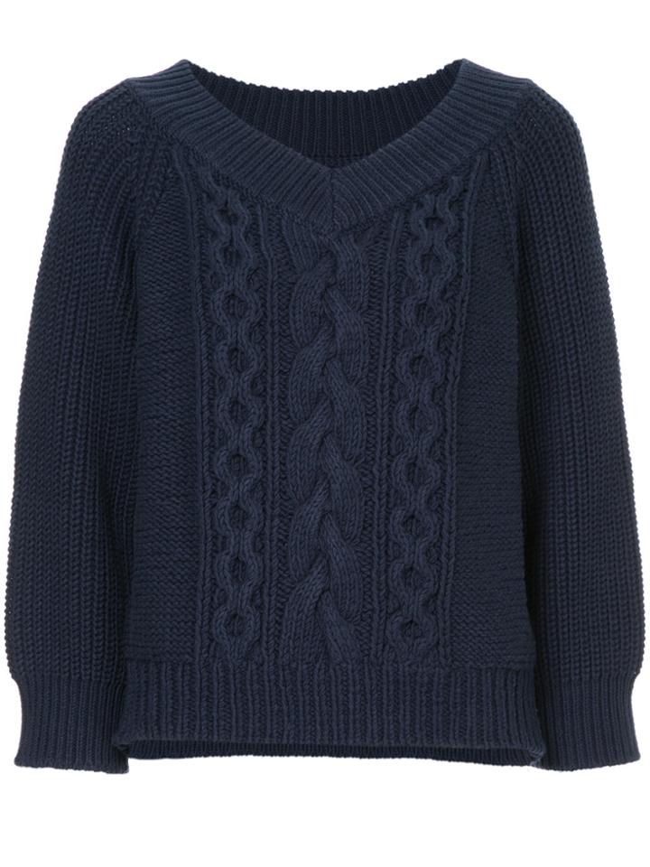 Cityshop Cable Knit Jumper - Blue