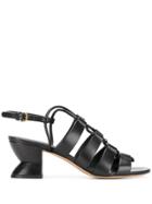 Salvatore Ferragamo Heeled Slingback Sandals - Black