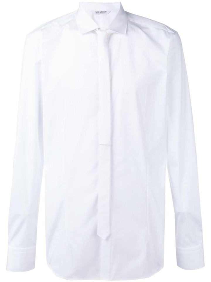 Neil Barrett Shirt With Tie - White