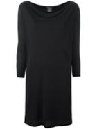 Majestic Filatures Longsleeved Fitted Dress, Women's, Size: 1, Black, Silk/viscose