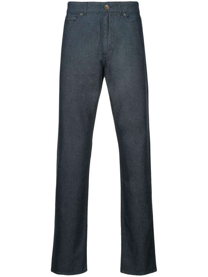 Gieves & Hawkes Straight-leg Jeans - Blue