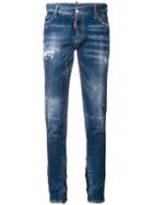Dsquared2 Low Rise Skinny Jeans - Blue