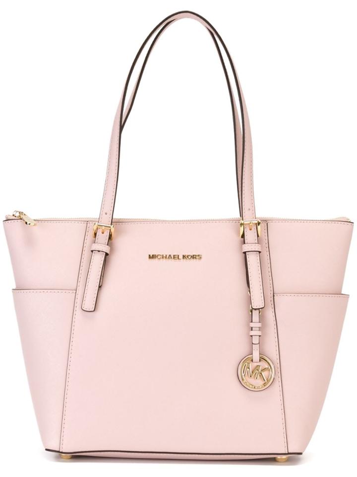 Michael Michael Kors 'jet Set' Tote - Pink & Purple