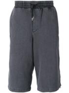 Mcq Alexander Mcqueen Side Zip Shorts, Men's, Size: 48, Grey, Cotton/polyester/spandex/elastane