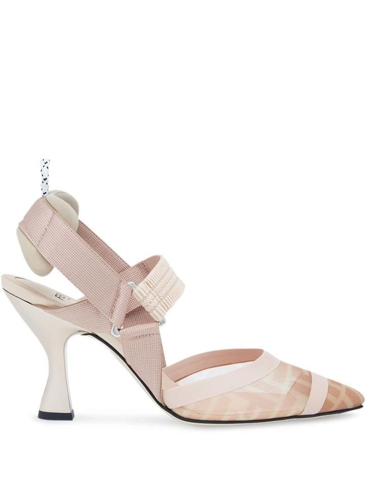 Fendi Colibrì Slingback Pumps - Pink