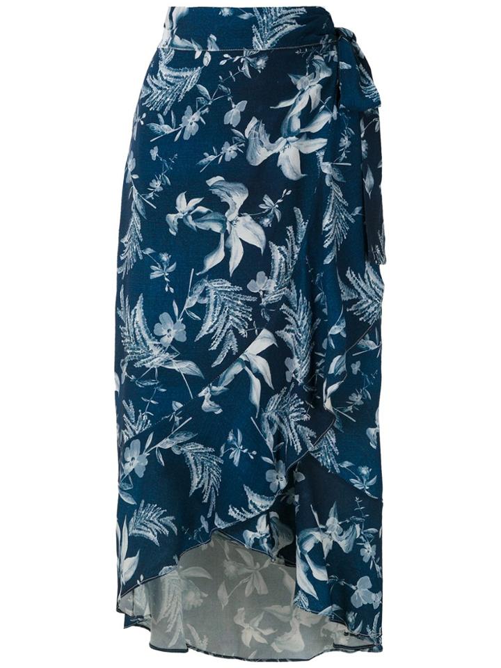 Lygia & Nanny Papoula Printed Sarong - Blue
