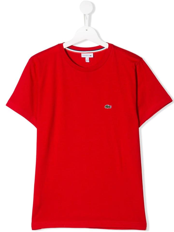 Lacoste Kids Teen Embroidered Logo T-shirt